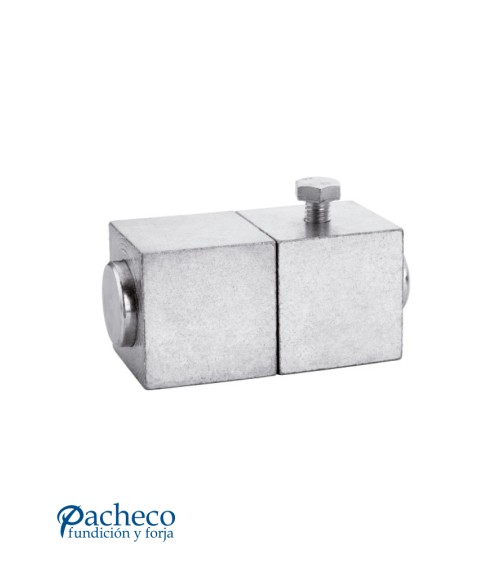 Bisagra con ángulo superior para puerta elevable